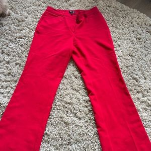 Wide leg Red Trousers size 8